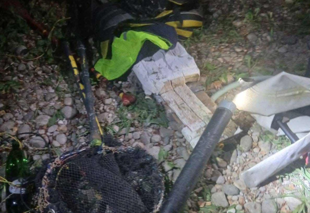 Akcija na Neretvi: Zaplijenjena oprema za krivolov, počinitelj pobjegao