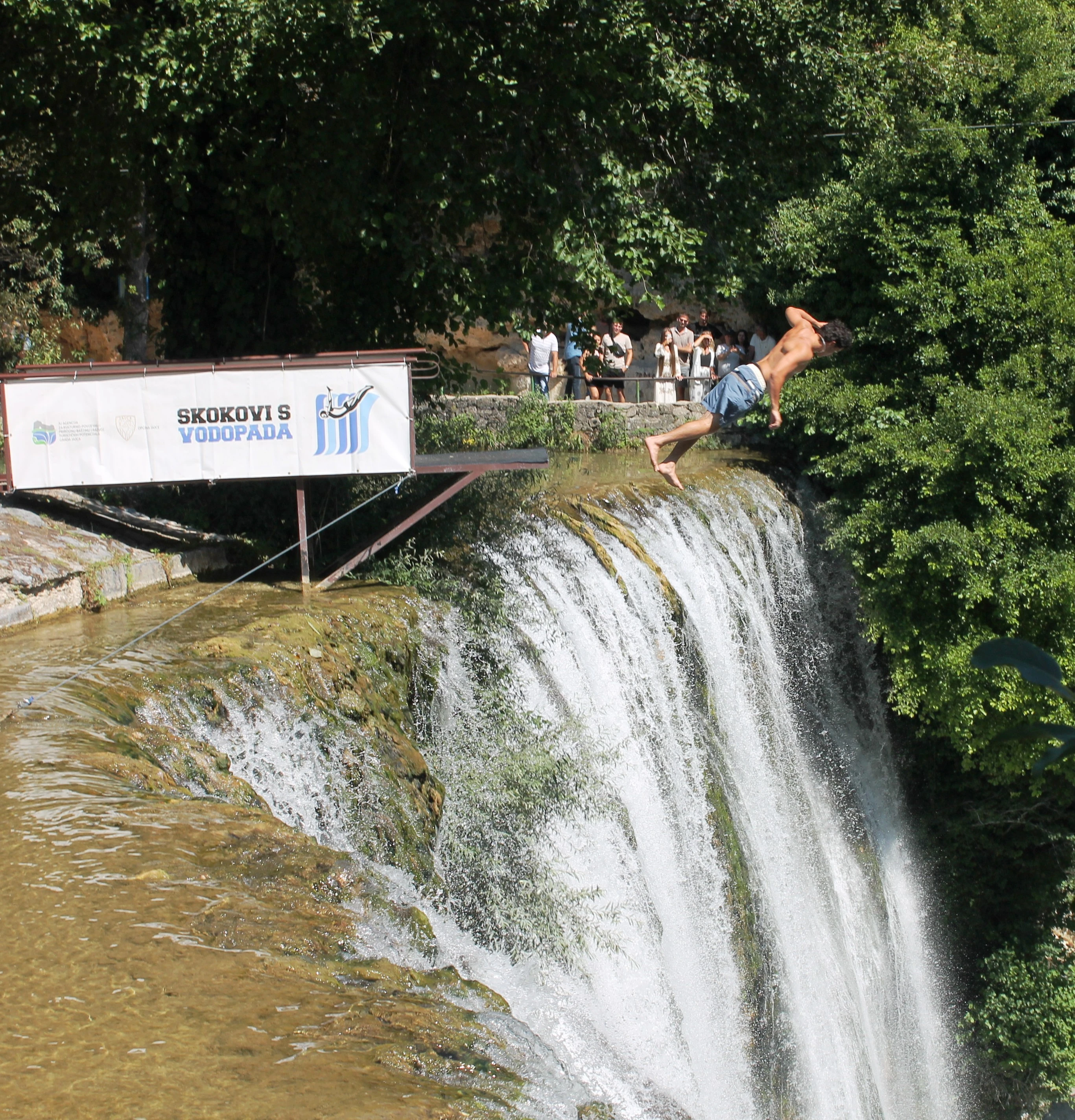 FOTO/VIDEO: Španjolac Albert Belmonte pobjednik Cliff Diving Battlea u Jajcu