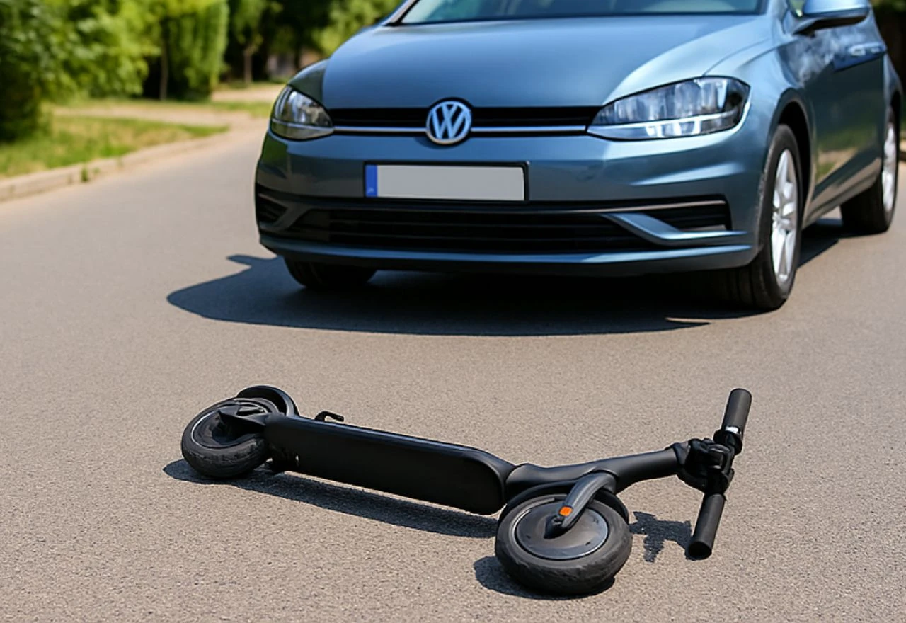 Maloljetna osoba teško ozlijeđena u sudaru romobila i automobila