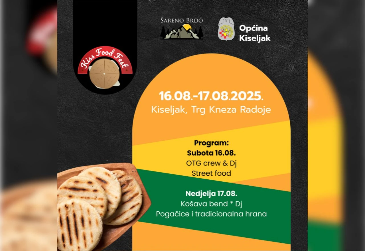 Mirisi i okusi na Trgu kneza Radoje: Stiže ''Kiss Food Fest'' u Kiseljak