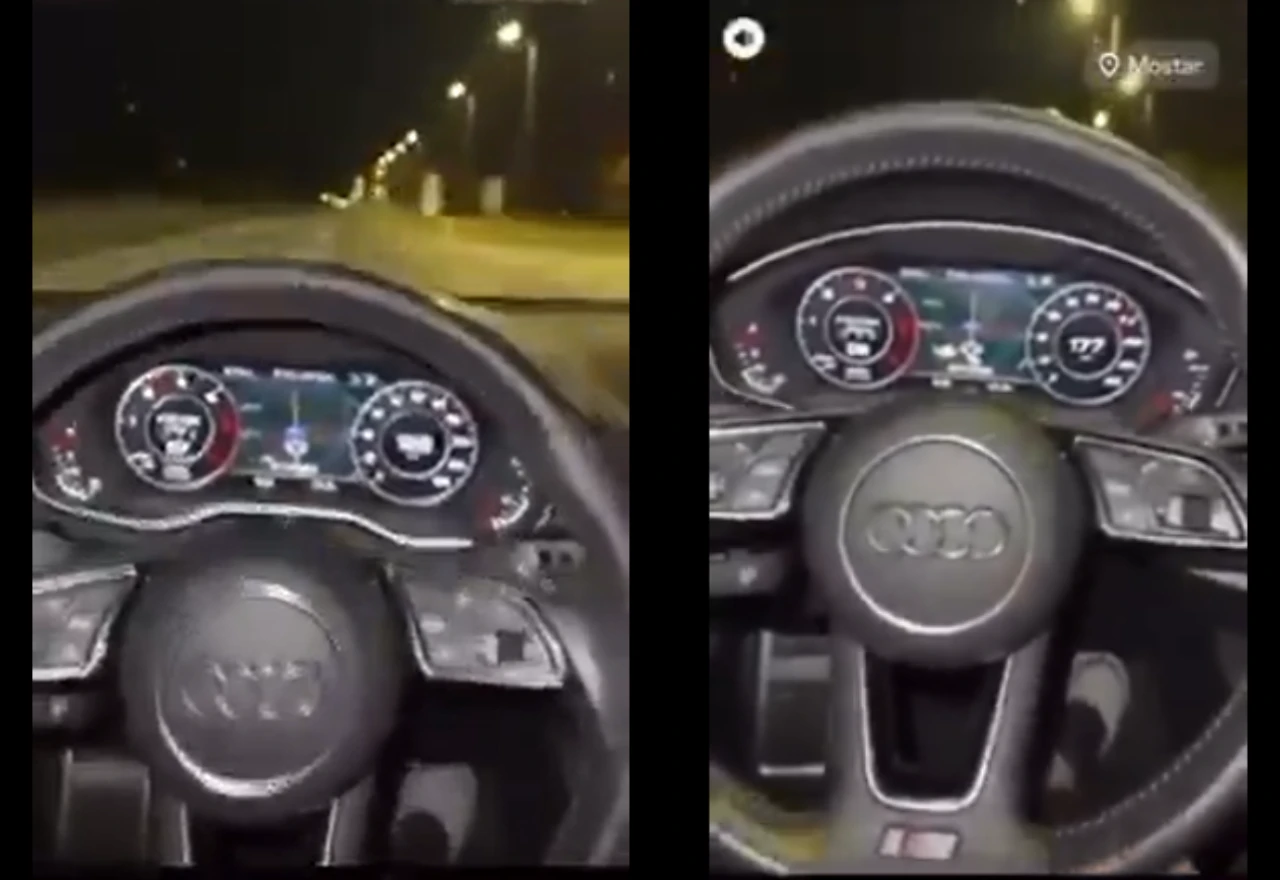 VIDEO | Mostarac se na Facebooku pohvalio vožnjom od 190 km/h