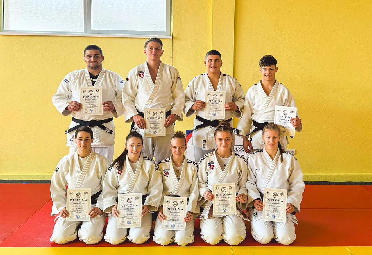 Judo klub Borsa bogatija za devet novih majstora juda