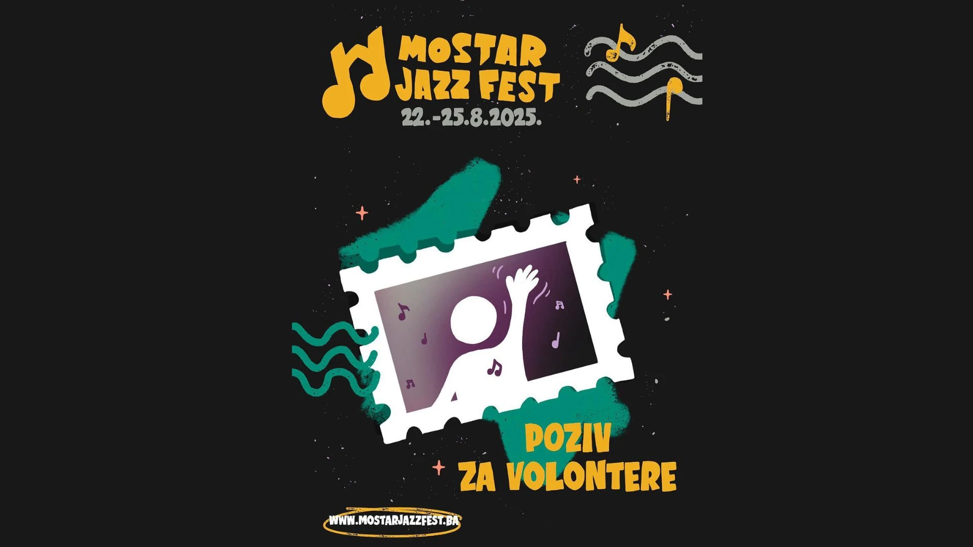 Postani dio ritma! Prijavi se za volontiranje na Mostar Jazz Festu 2025