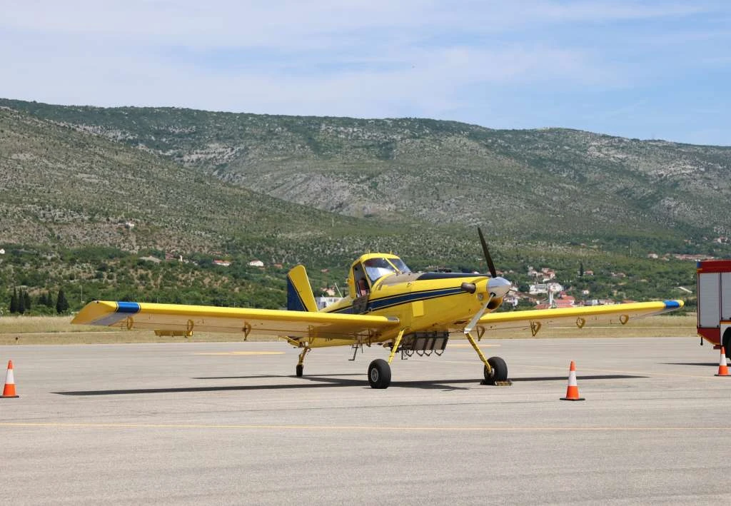Mostarski air-tractor završio u Dubrovniku