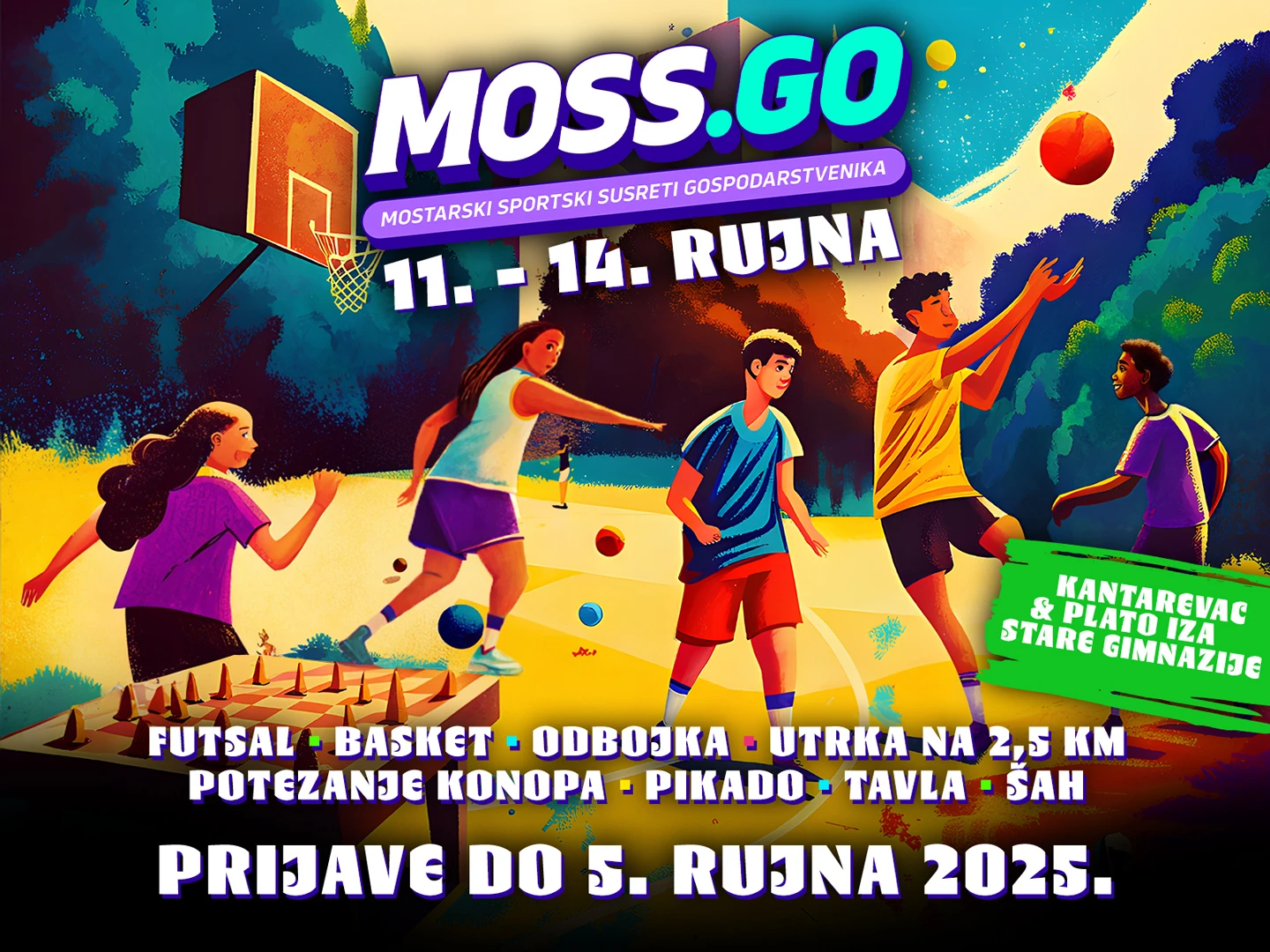 Sport, zabava i zajedništvo: Mostar u znaku MOSS.GO susreta