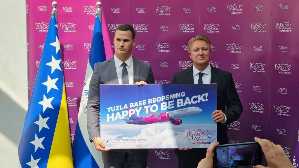 Tischner: Tuzla je za Wizz Air veoma zanimljiva lokacija, vidimo potencijal za dalji razvoj