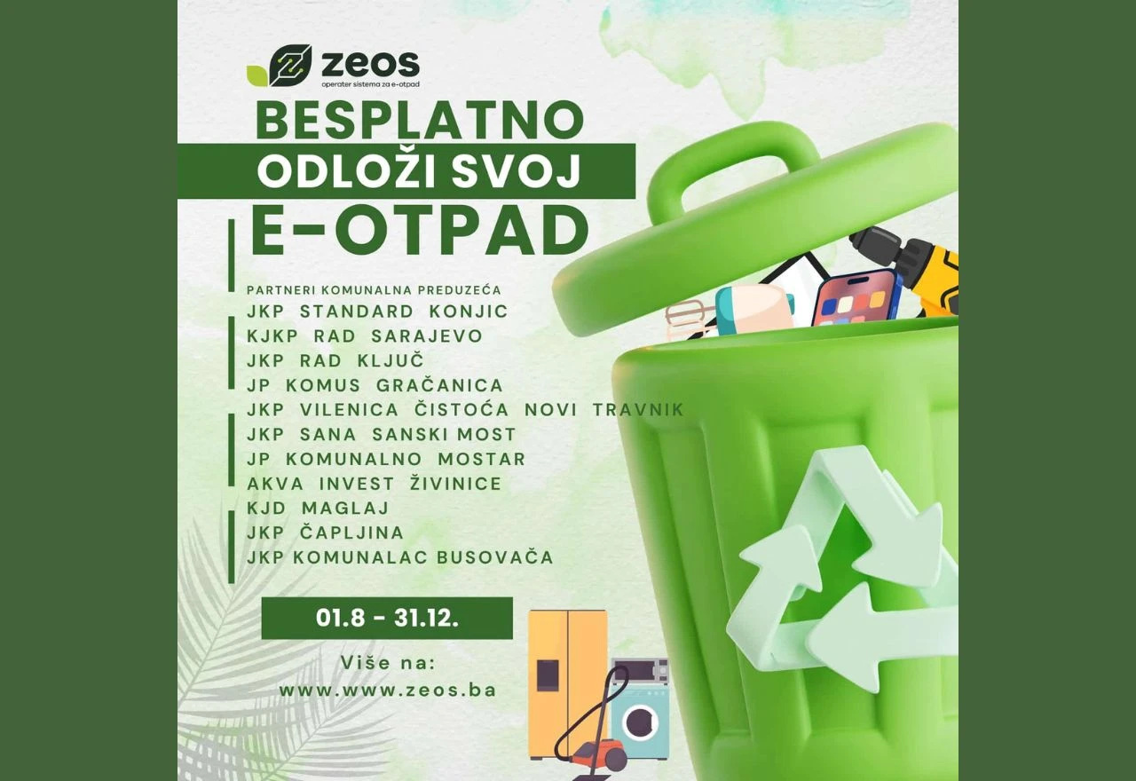 ZEOS eko-sustav i komunalna poduzeća pokreću kampanju prikupljanja e-otpada