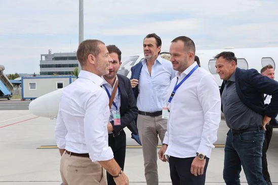 Čeferin ponovno u Sarajevu, dočekao ga Vico Zeljković