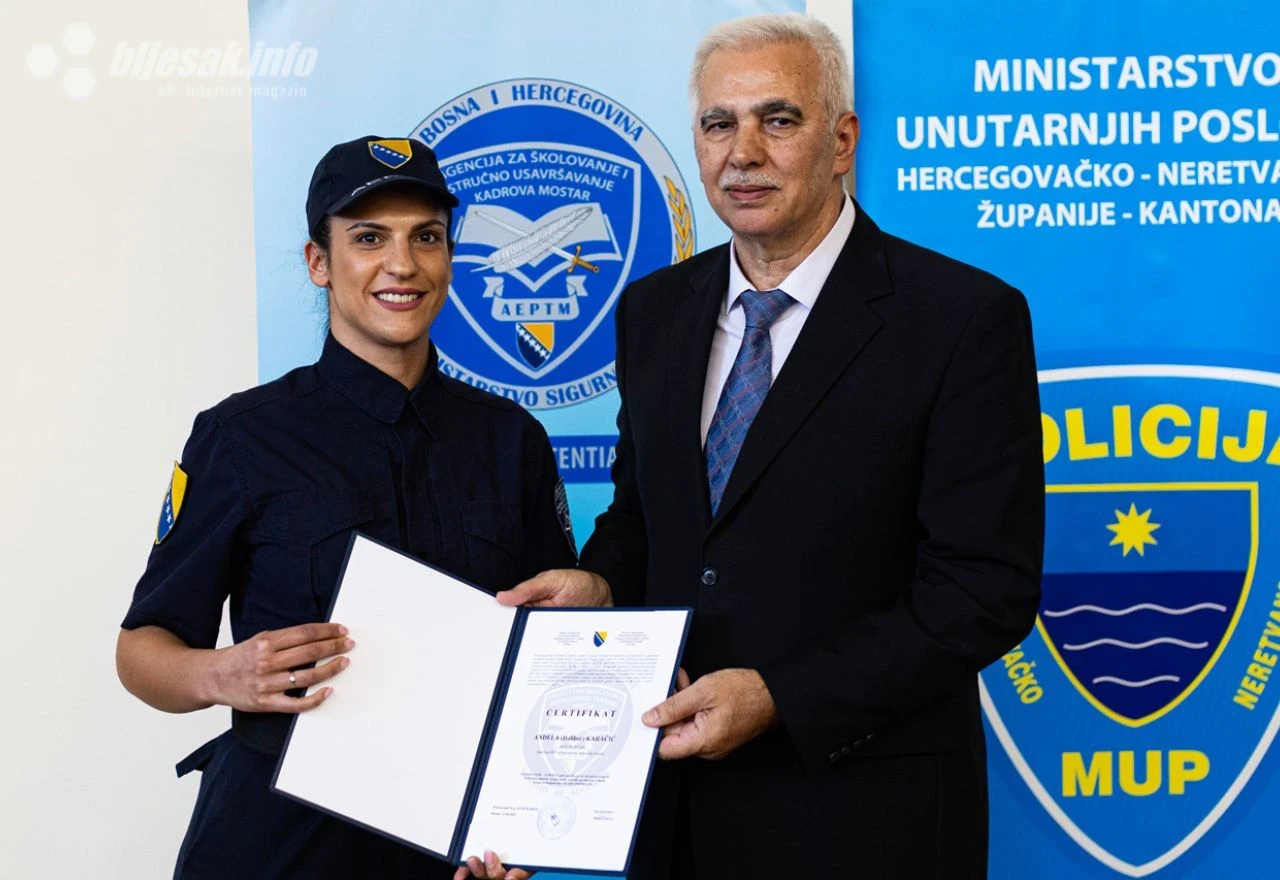 Promovirana 20. generacija kadeta MUP-a HNŽ-a