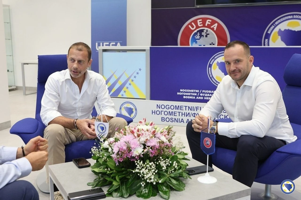 Čeferin i Zeljković održali sastanak u Sarajevu