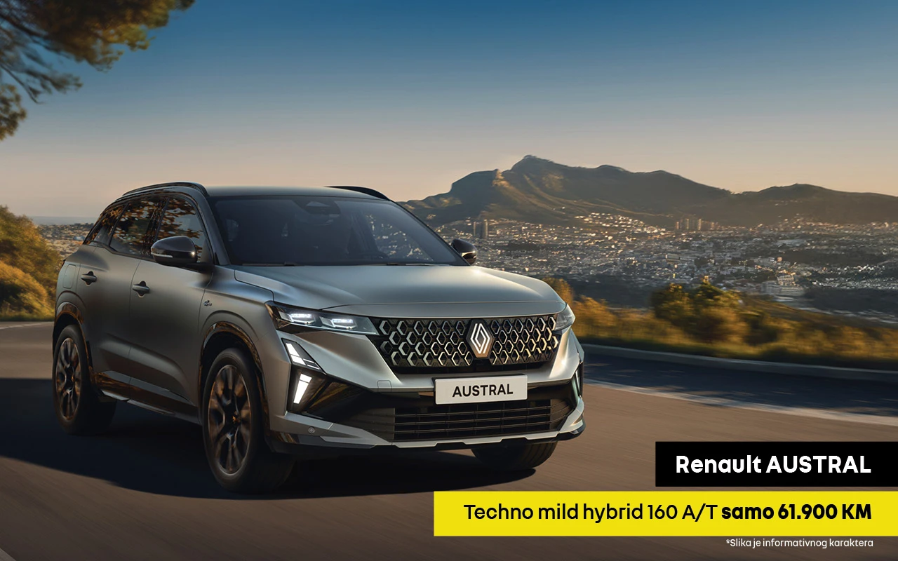 Novi Renault Austral mild hybrid 160 Techno