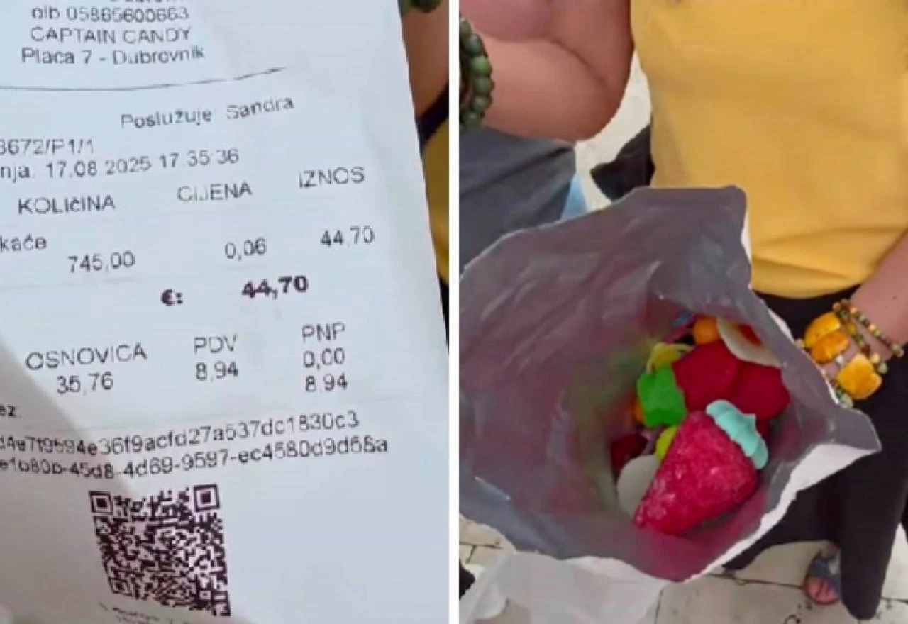 45 eura za slatkiše? Irkinja platila pravo malo bogatstvo za bombone u Dubrovniku