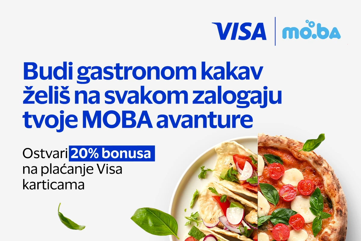 Zgrabi bonus na Moba Street Food Festivalu uz brze i sigurne transakcije Visa karticom
