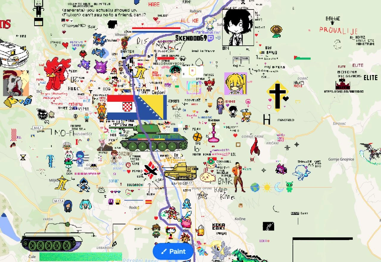 Na Google mapi u Mostaru nacionalistička obilježja, dok se u svijetu crtaju umjetnička djela