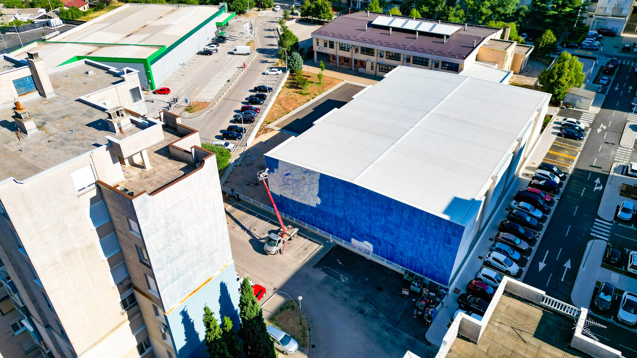 Najveći mural u Mostaru
