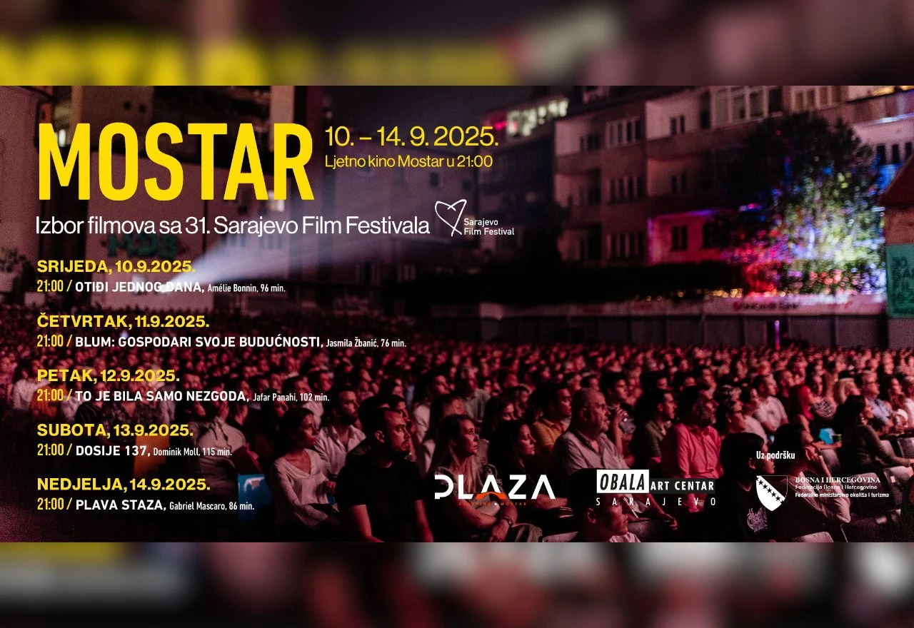 Mostar: Filmske večeri SFF-a na platou Plaze