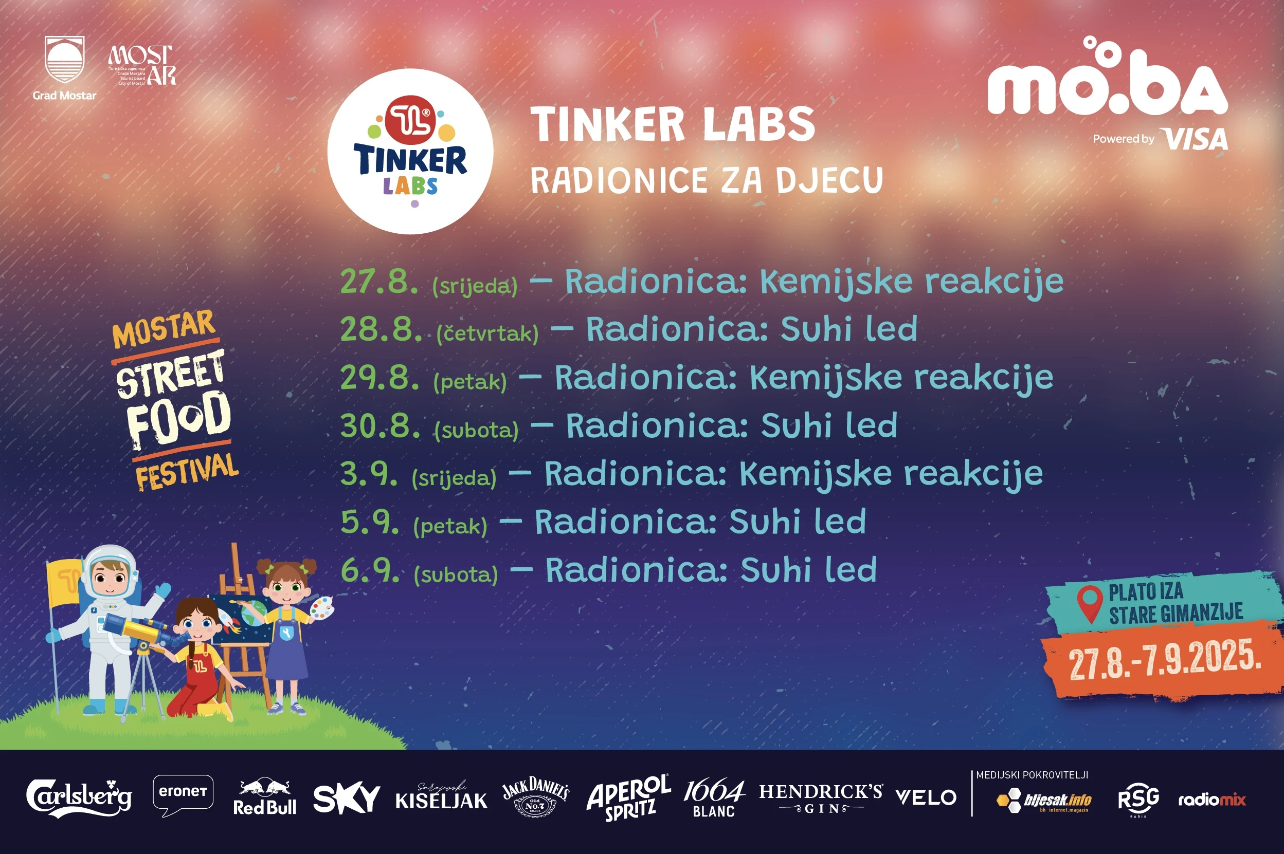 Tinker Labs radionice se vraćaju na Moba Street Food Festival