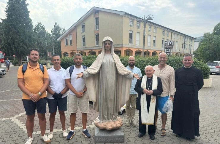 Gospin kip iz Španjolske blagoslovljen u Međugorju, nakon čega se vraća u domovinu