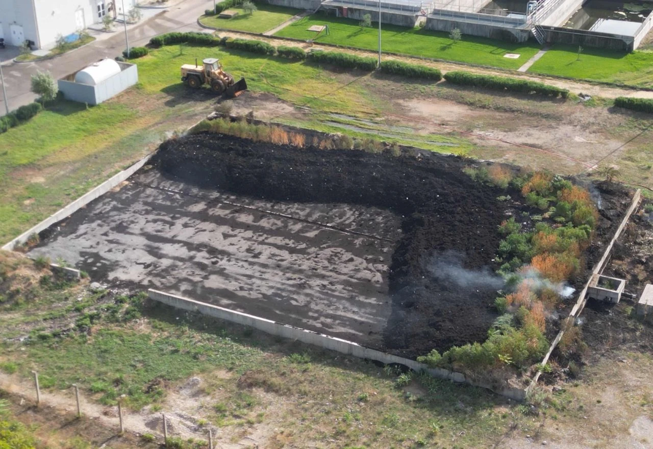 U Rodoču gorio mulj na kolektorima