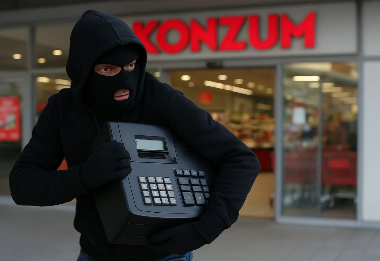 Mostar: Ukrao kasu iz Konzuma i pobjegao