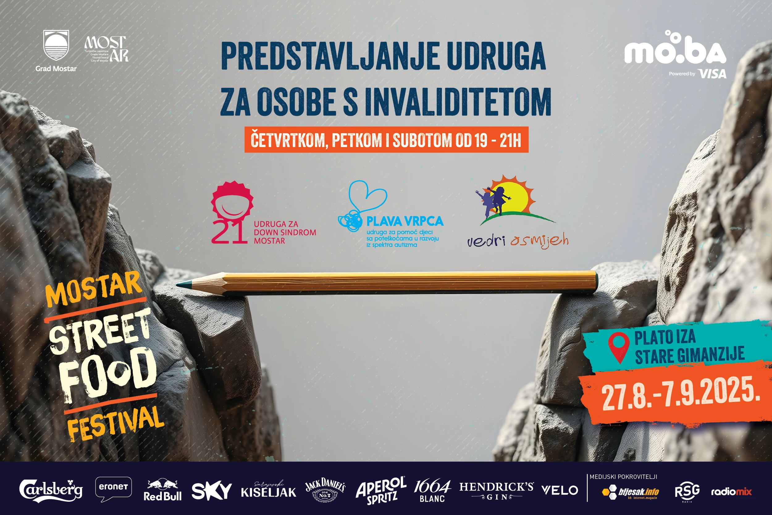 Posjetite štand udruga osoba s invaliditetom na Moba Street Food Festivalu