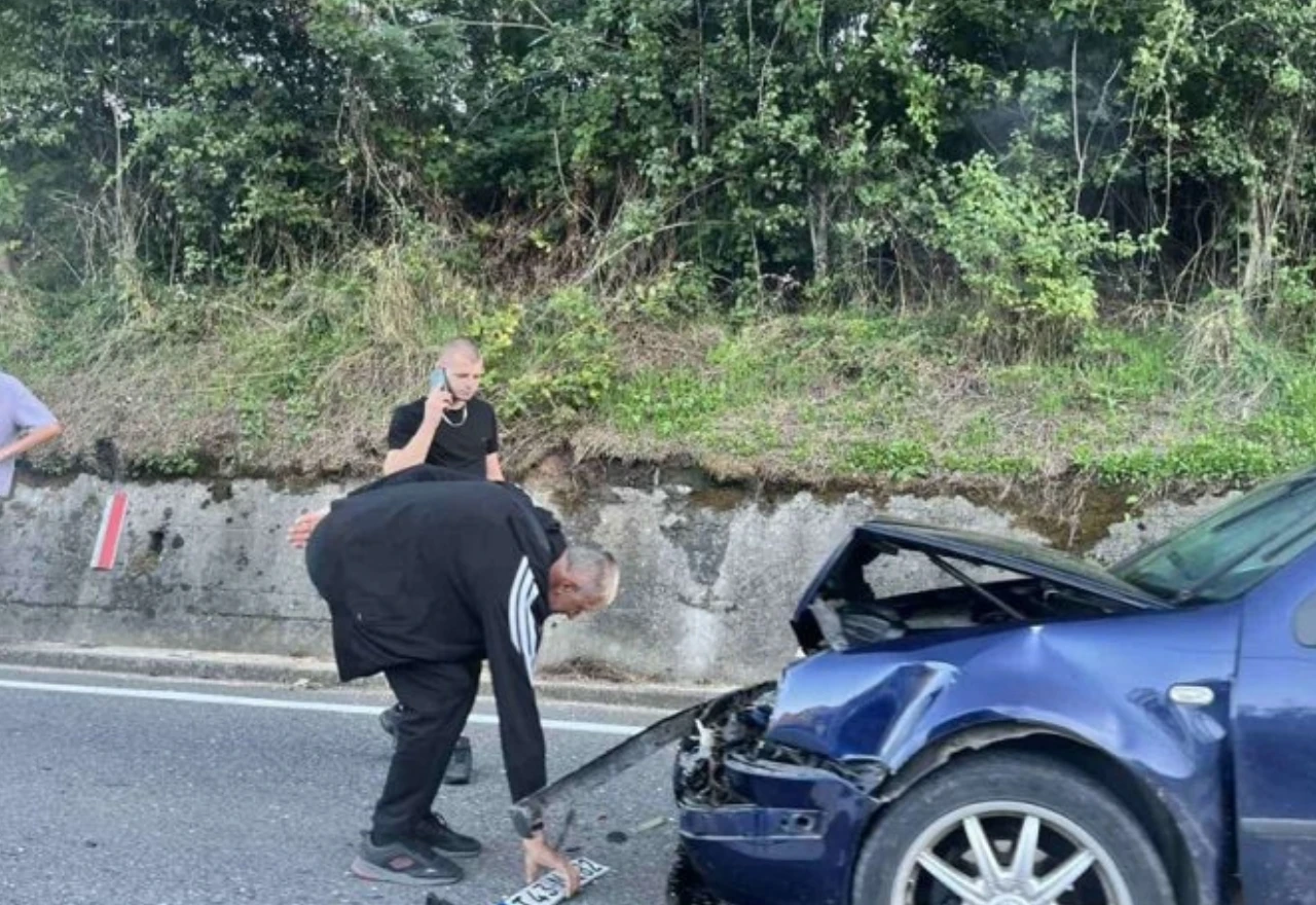 Lančani sudar u Orahovici kod Konjica