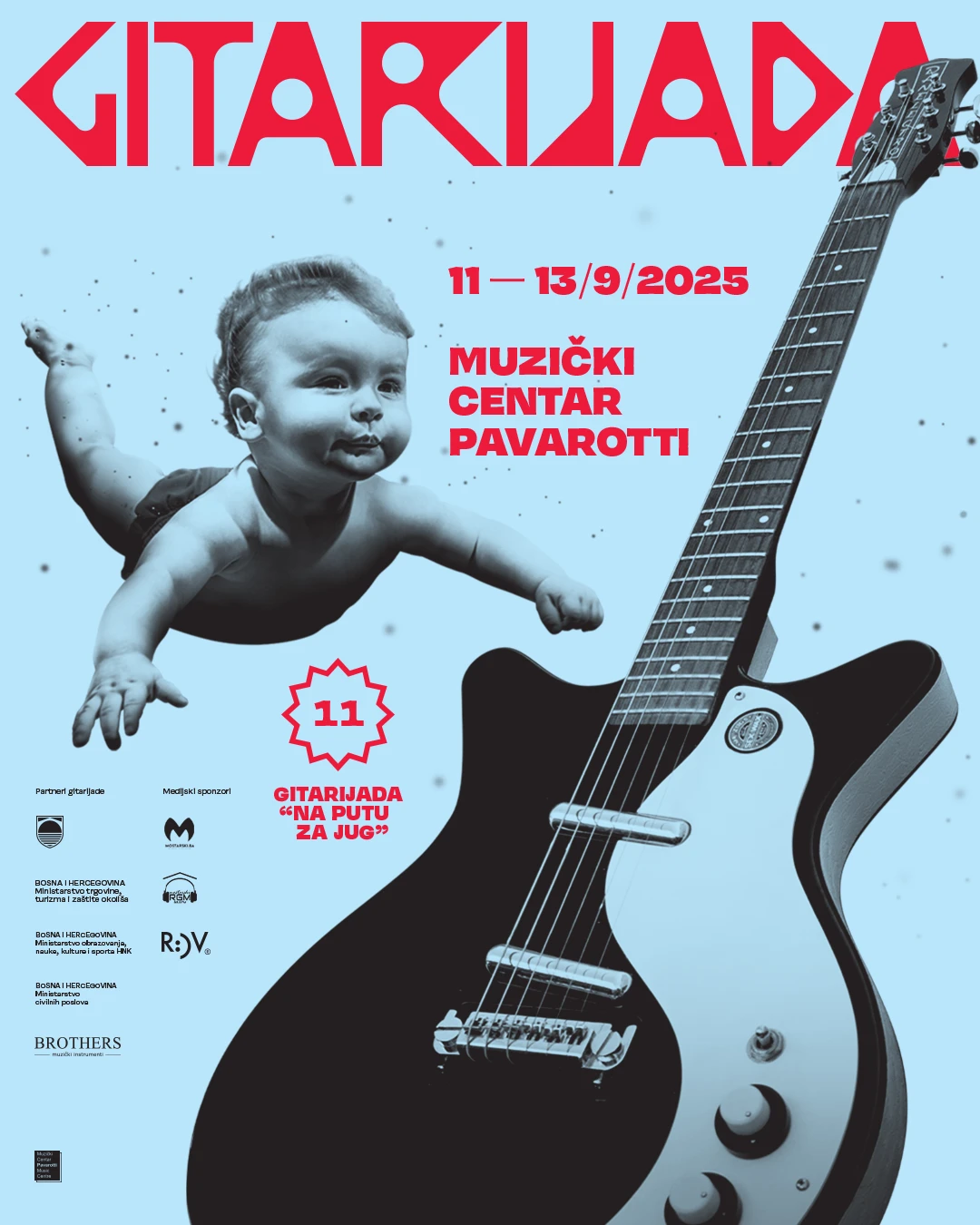 11. regionalna gitarijada ''Na putu za jug'' počinje 11. rujna