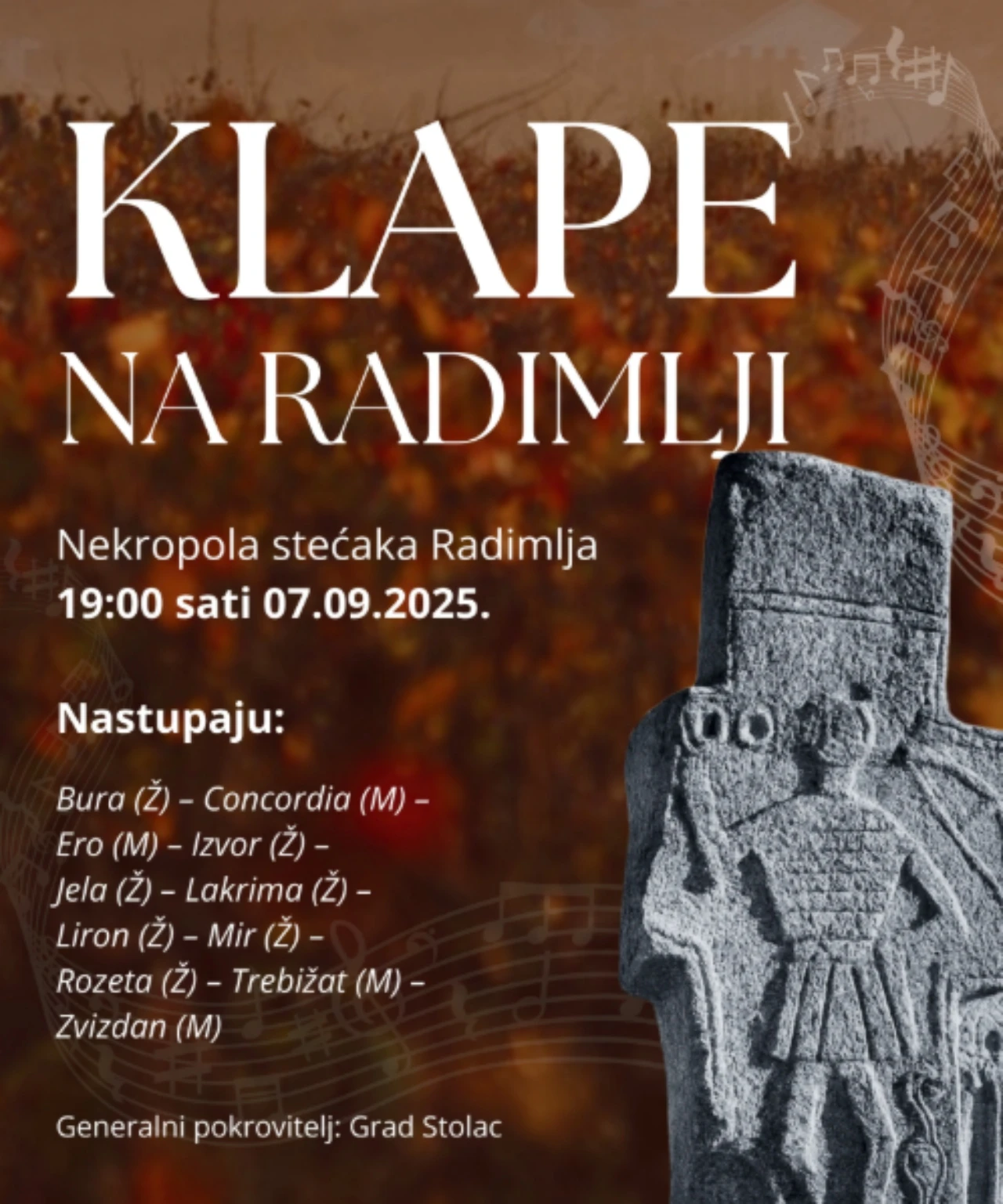 Treći klapski susret ''Klape na Radimlji'' kod Stoca