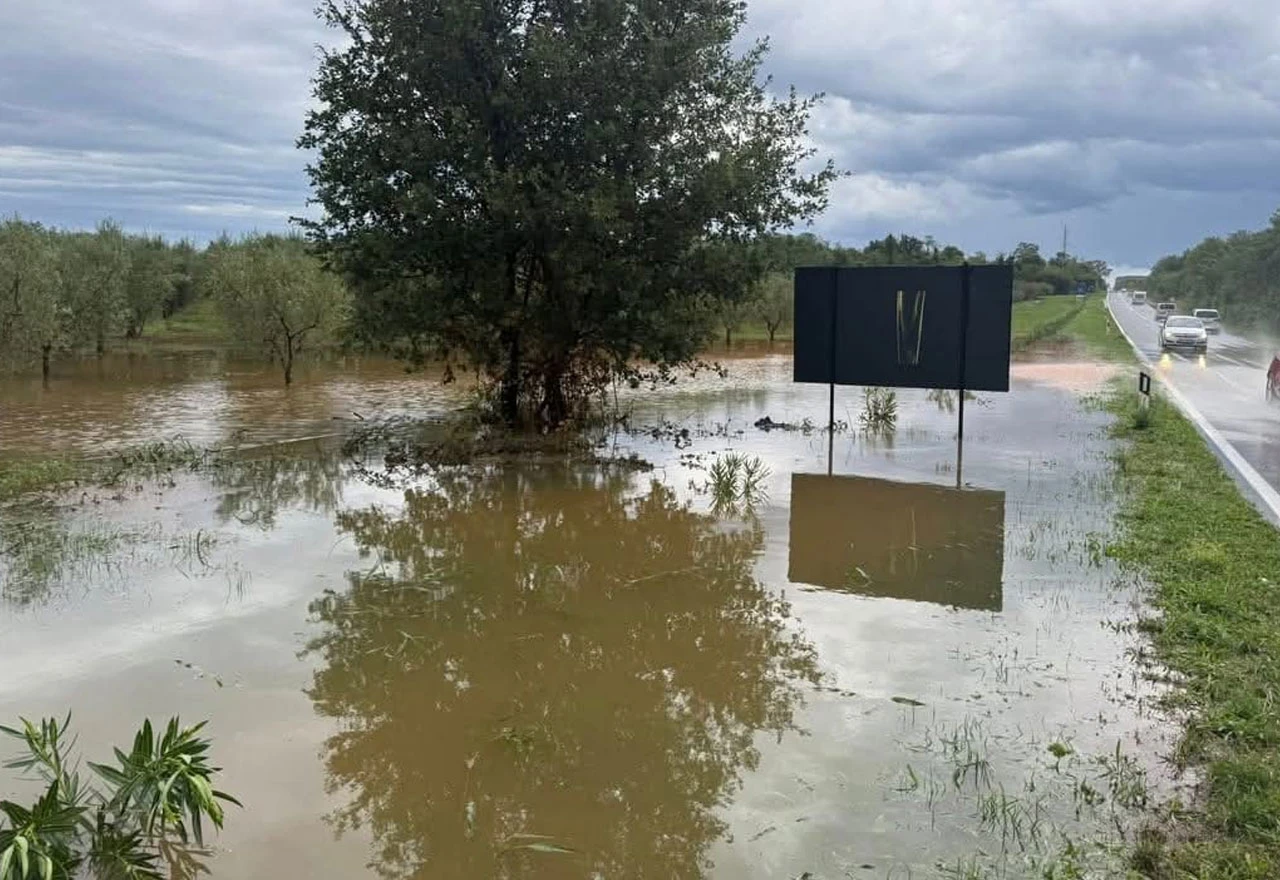 U Istri velike štete zbog obilnih padalina