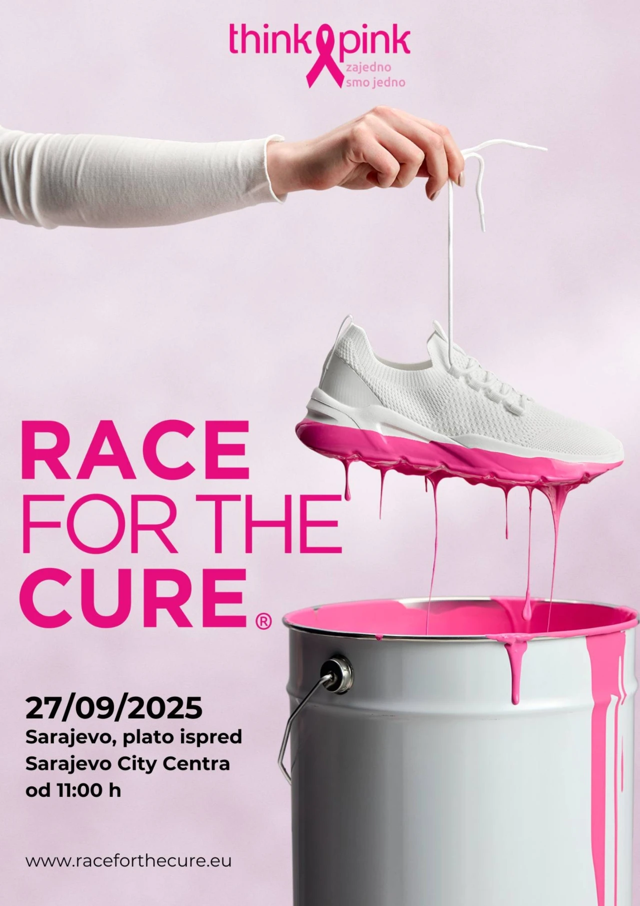 Registrirajte se za trku/šetnju za ozdravljenje ''Race for the Cure''