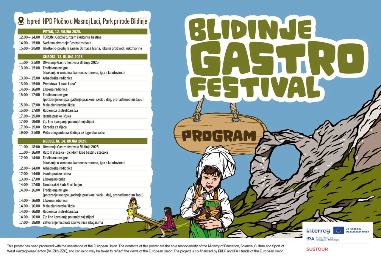 Gastro festival Blidinje 2025: Predstavljen program gastronomije i zabave