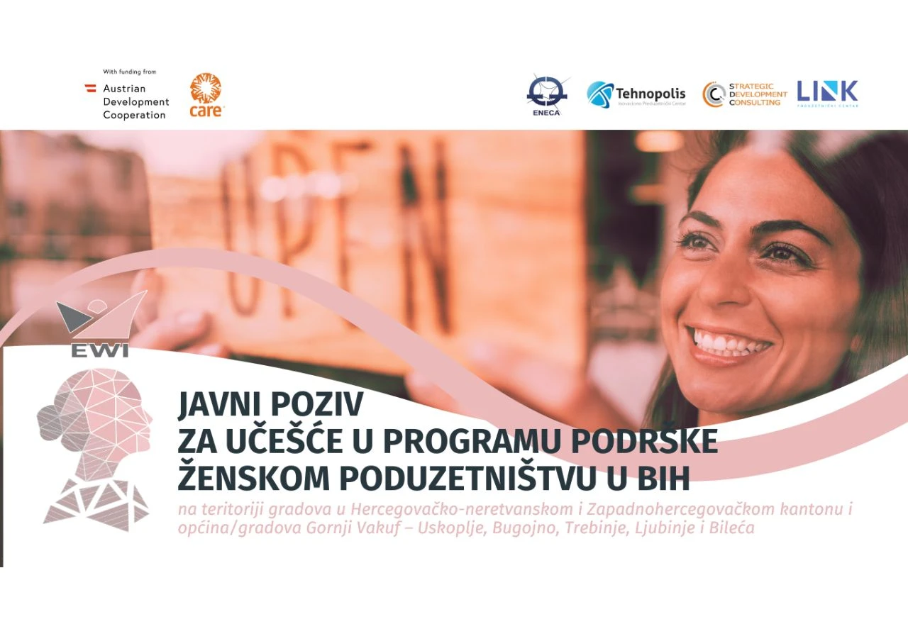 CARE Balkans otvara javni poziv za žensko poduzetništvo u BiH