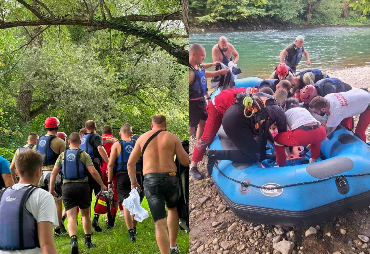 Vozač kvada sletio u Vrbas, spasili ga vojnici OS BiH tijekom obuke