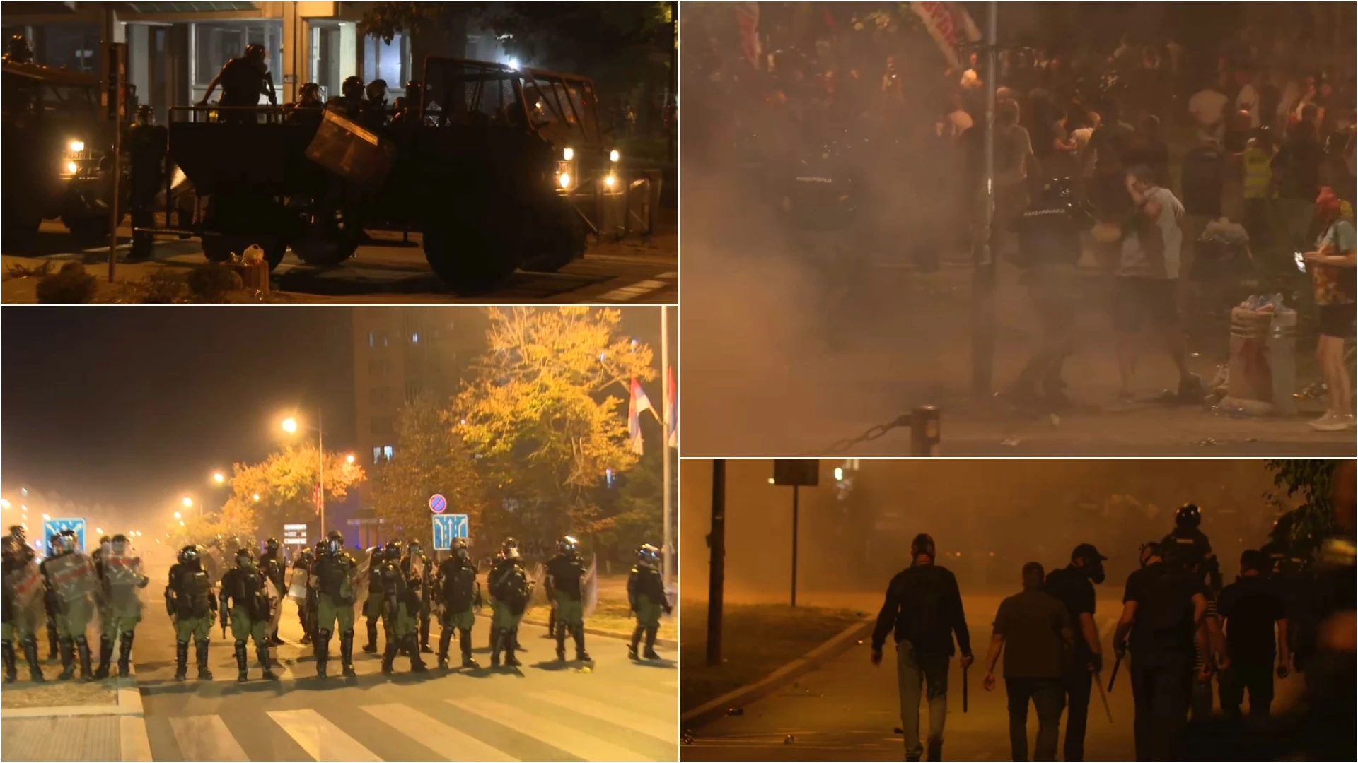 VIDEO | Brutalna akcija policije u Novom Sadu: Palicama udarali starijeg čovjeka, Vučić se obratio javnosti