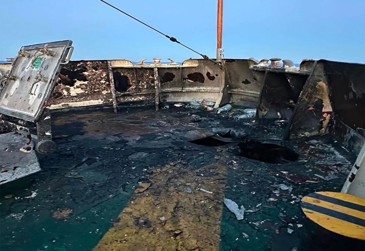 VIDEO | Eksplozija na humanitarnom brodu za Gazu