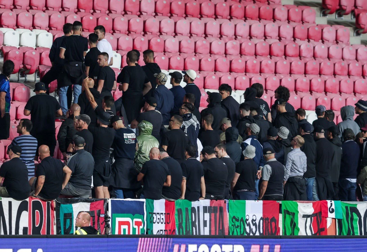 Talijanski navijači poslali poruku Izraelu tijekom utakmice