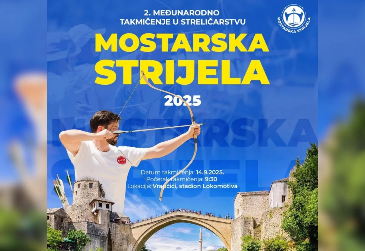 Streličarski spektakl u Mostaru: "Mostarska strijela" okuplja vrhunske natjecatelje