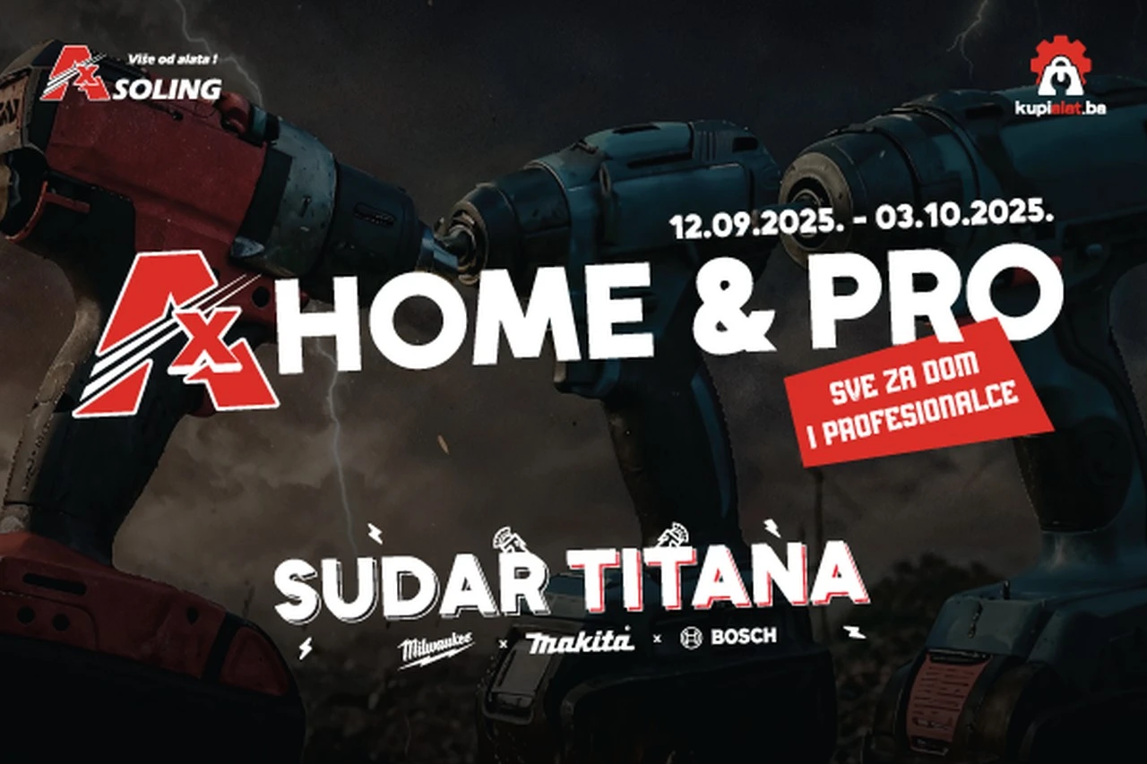 Ne propustite "SUDAR TITANA" iz našeg novog AX HOME & PRO LETKA!