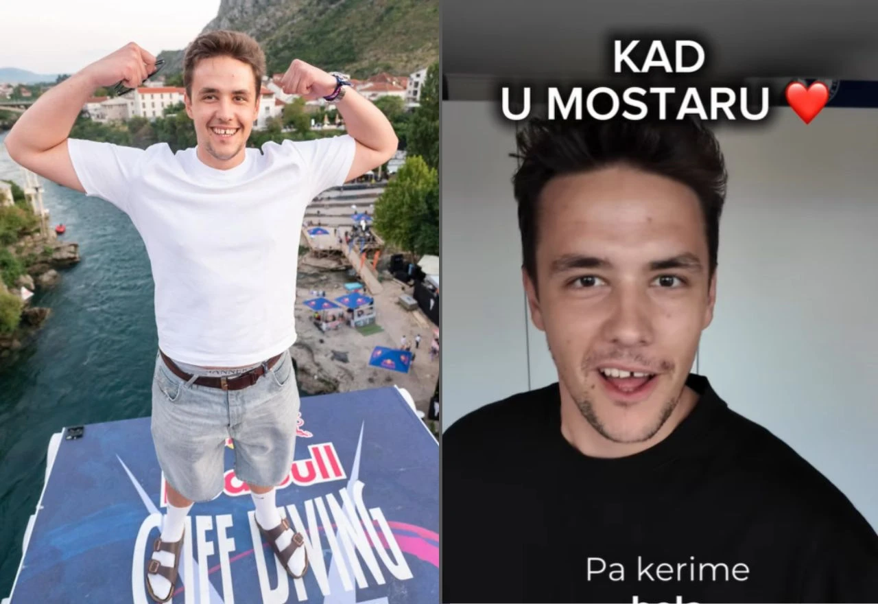 Tiktoker iz Sarajeva oduševio imitacijom Mostaraca