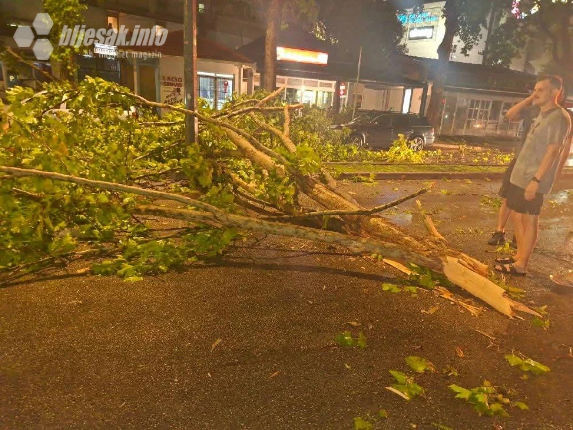 Pogledajte kakvu je štetu nevrijeme napravilo u Mostaru