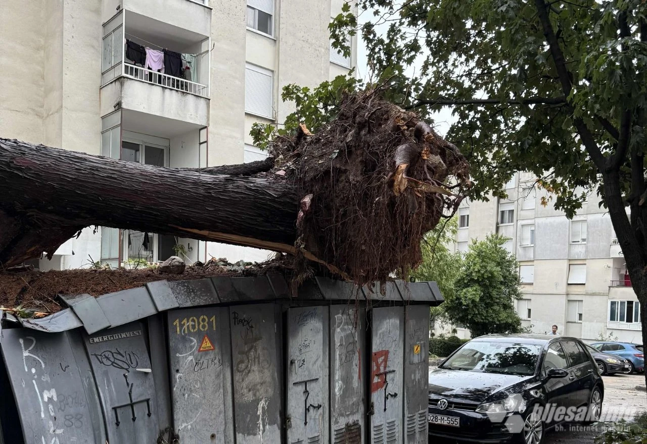 Mostar pod ruševinama nakon sinoćnjeg nevremena