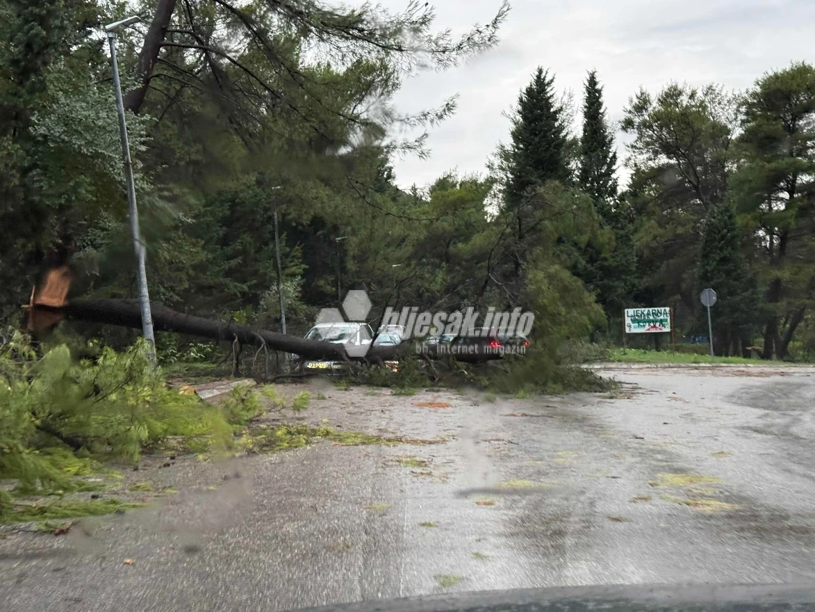 Nevrijeme u krugu SKB Mostar