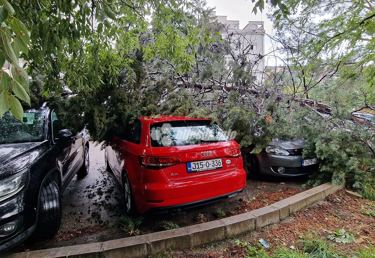 Zabilježena velika šteta u Mostaru