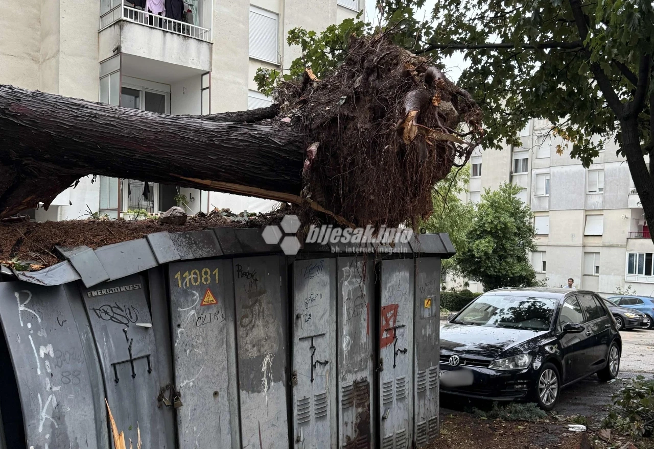 Snažno nevrijeme pogodilo Mostar