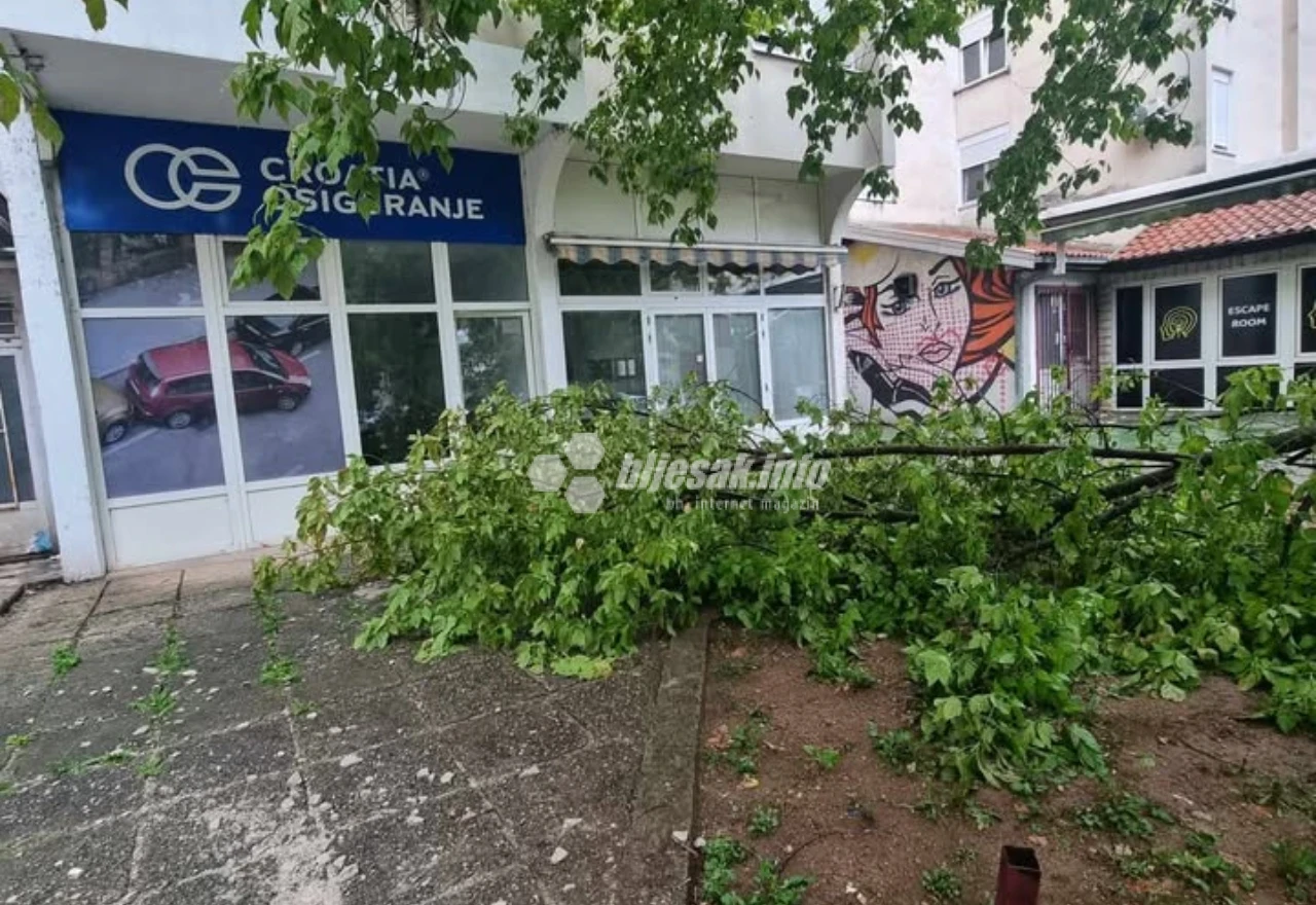 Snažno nevrijeme pogodilo Mostar