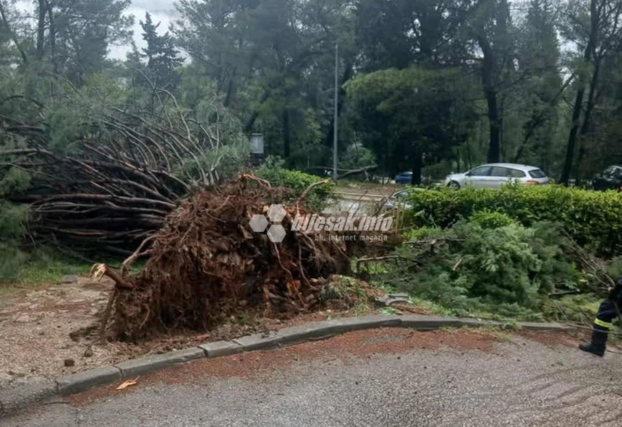 Snažno nevrijeme pogodilo Mostar
