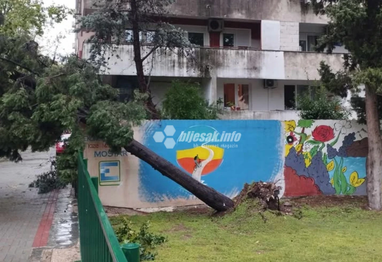 Snažno nevrijeme pogodilo Mostar