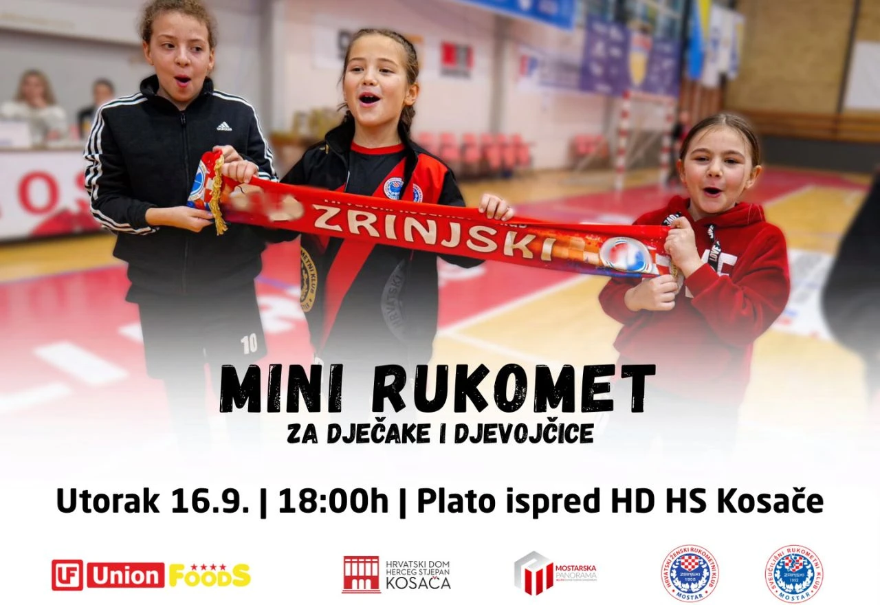 Mini rukomet za najmlađe u Mostaru