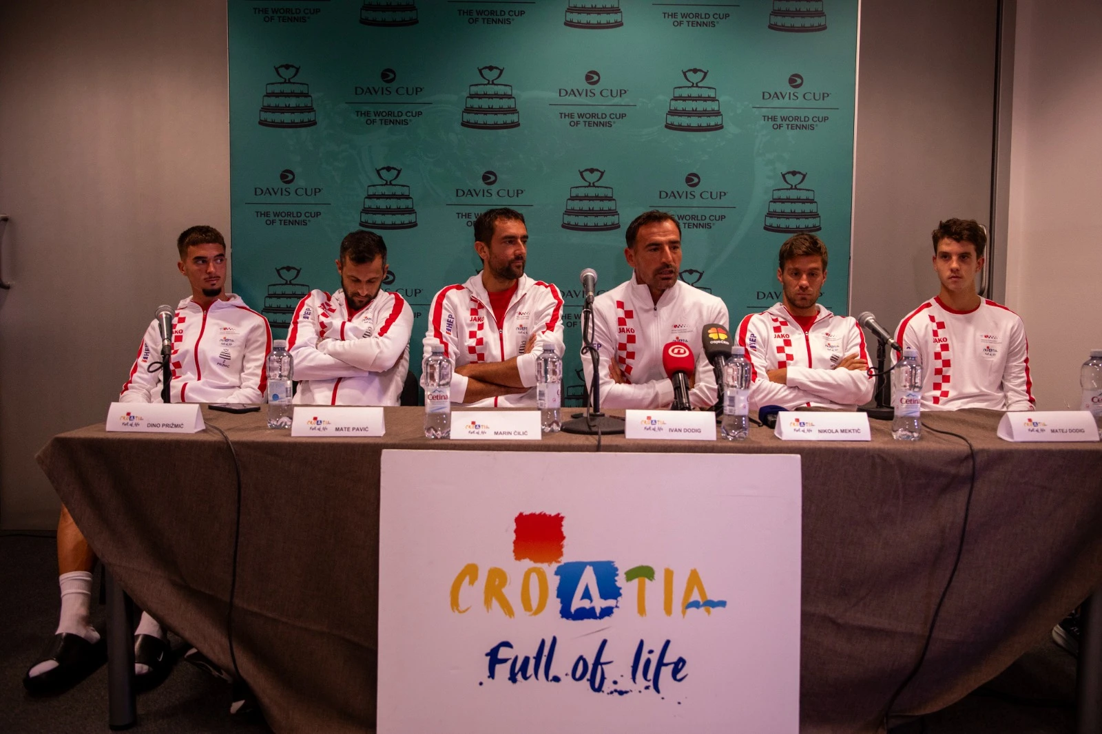Hrvatska protiv Francuske: Čilić na terenu, Dodig kapetan