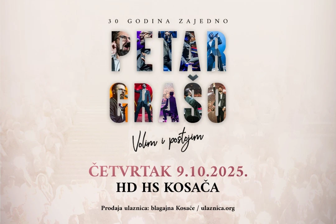 Petar Grašo u sklopu slavljeničke turneje priprema koncert za pamćenje u Mostaru